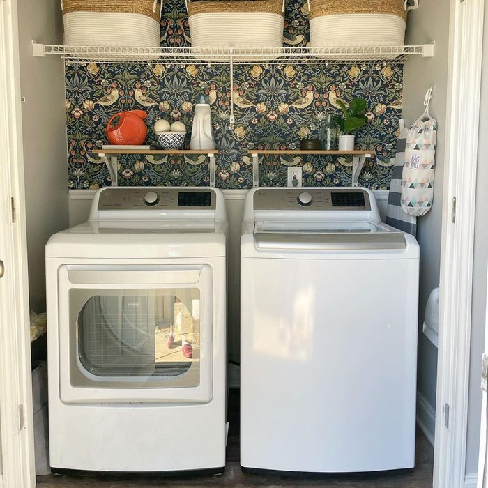 Renter Friendly Decor Laundry