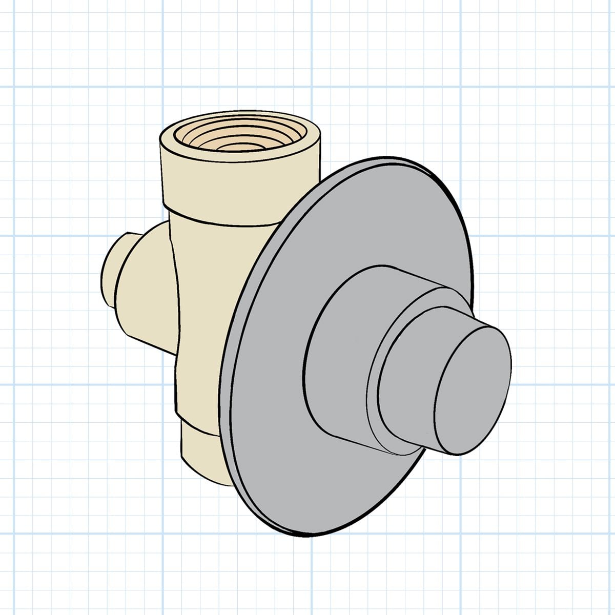 7 Toilet Flush Valve Types To Know Concealed Flush Valve