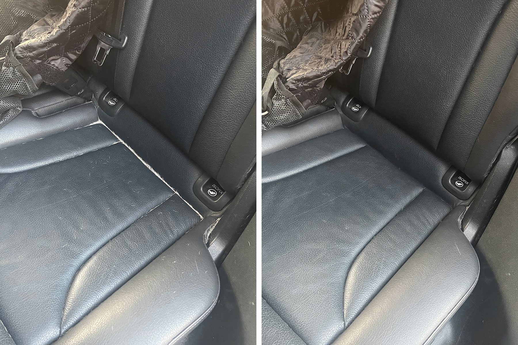 Dyson Outsize Plus car before and after