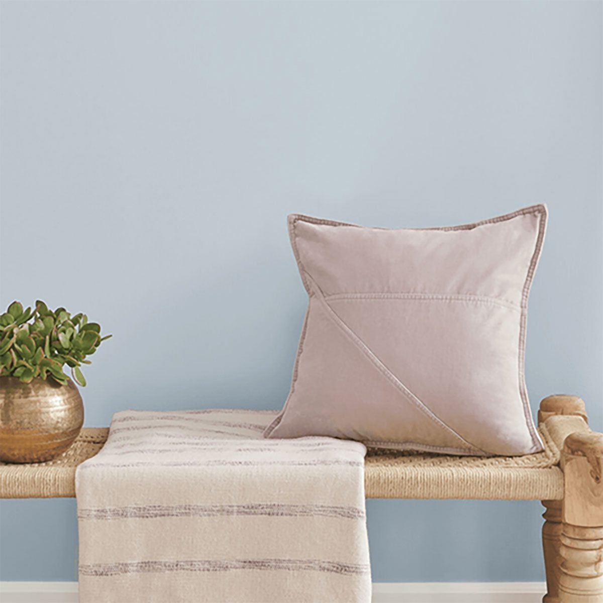 Pale Blue Paint Colour on Wall