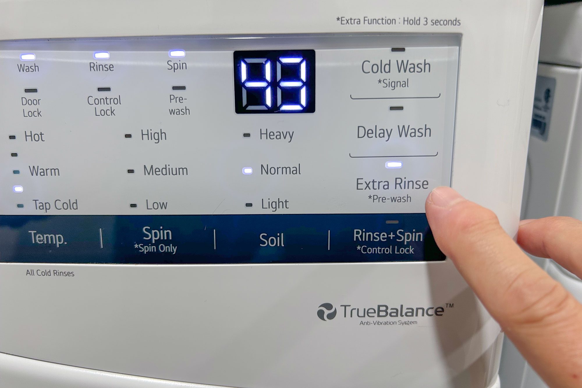 Extra Rinse and Spin the sleeping bag