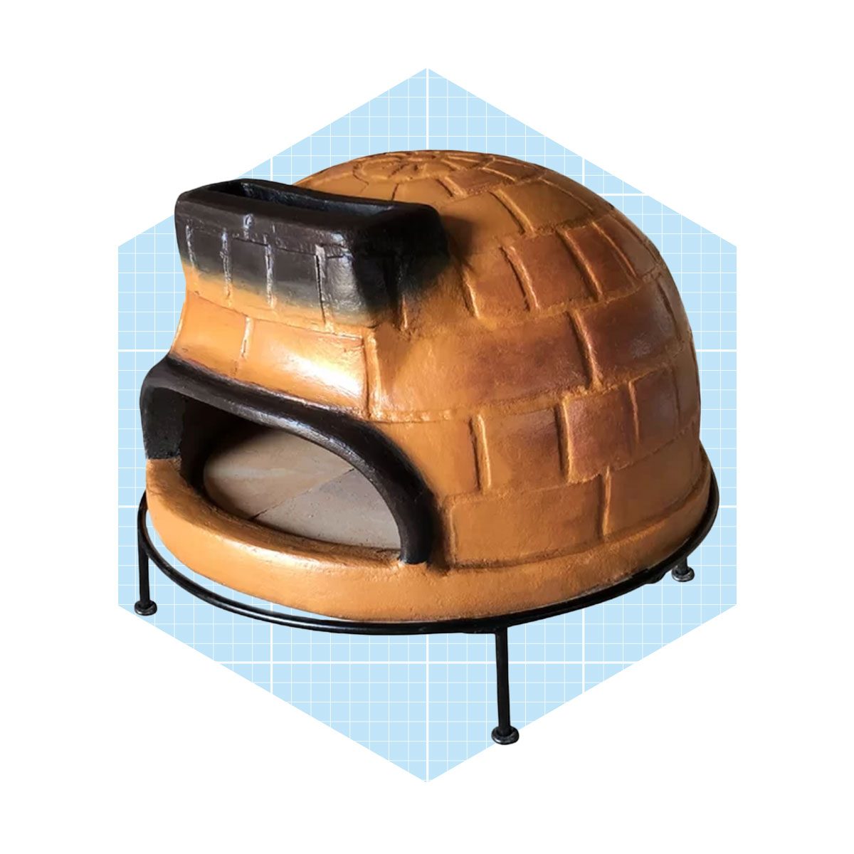 Talavera Clay Freestanding Wood Burning Pizza Oven