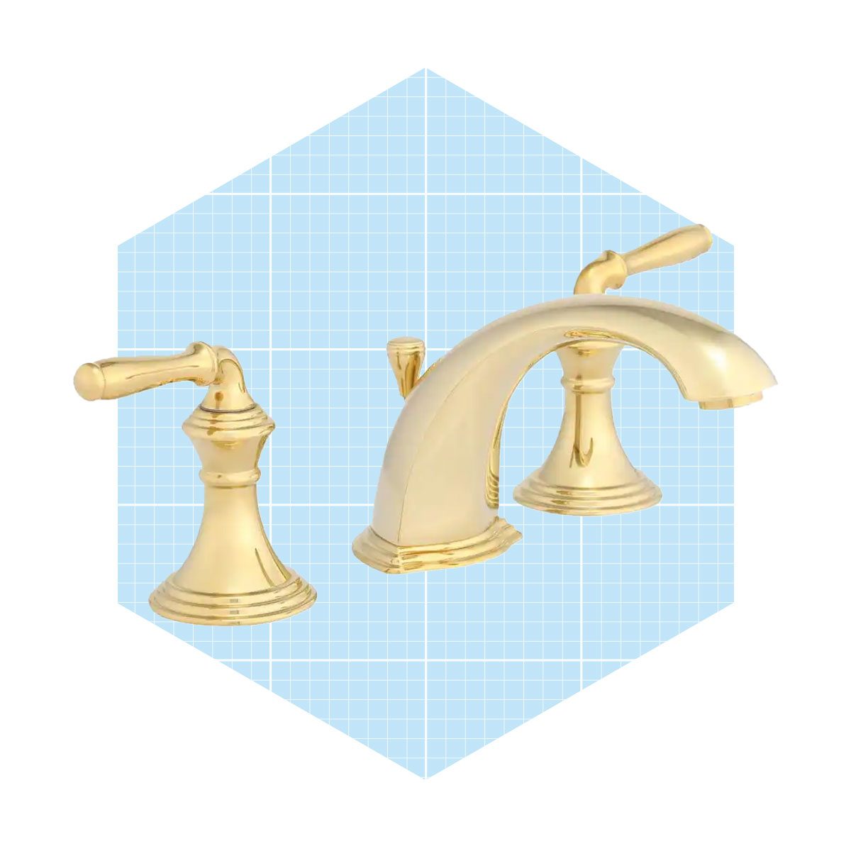 Kohler Devonshire Bathroom Faucet In Vibrant Polished Brass