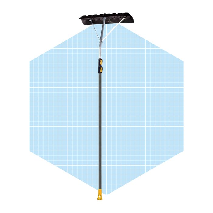 True Temper Telescoping Snow Roof Rake