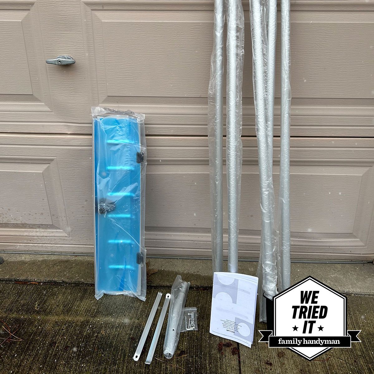  Costway Roof Snow Rake disassembled