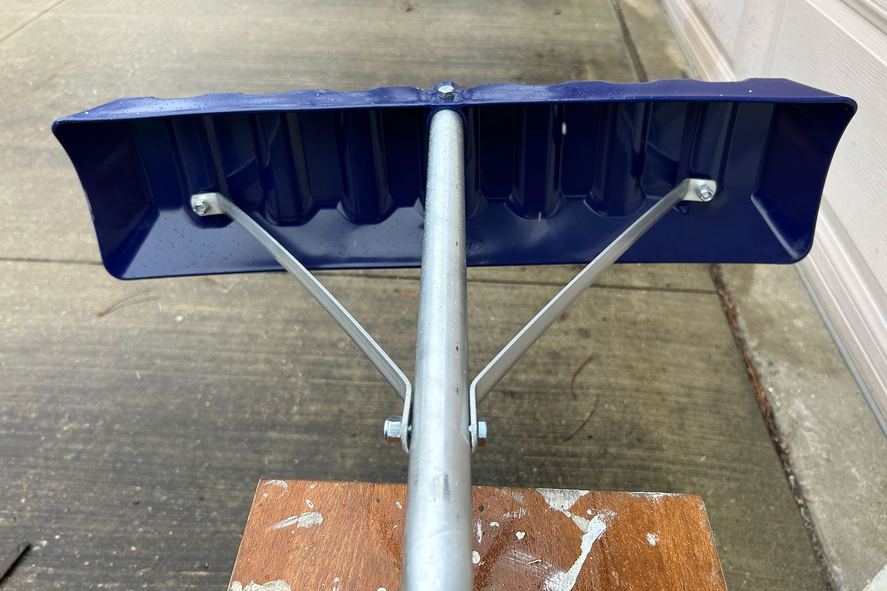 Rack on wooden board