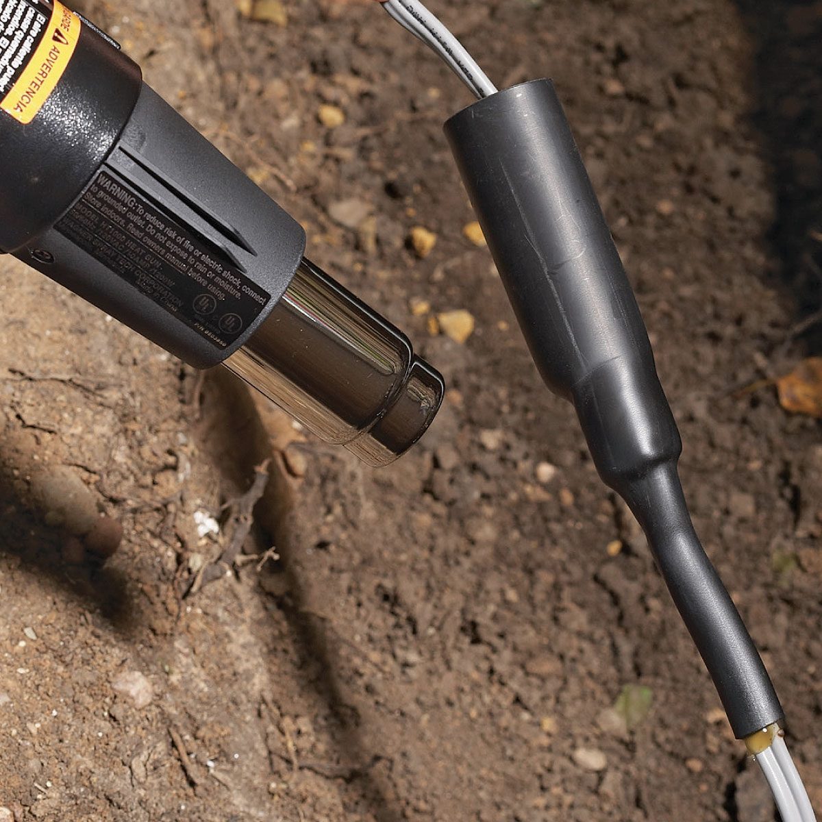 How To Splice Underground Wire Seal The Connection