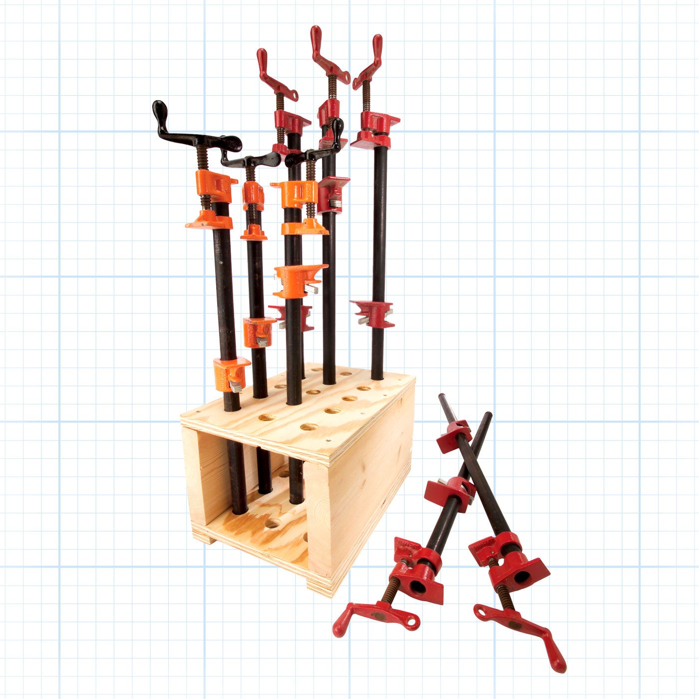 Fhm Grid Clamp Storage Ideas Pipe Clamp Pincushion