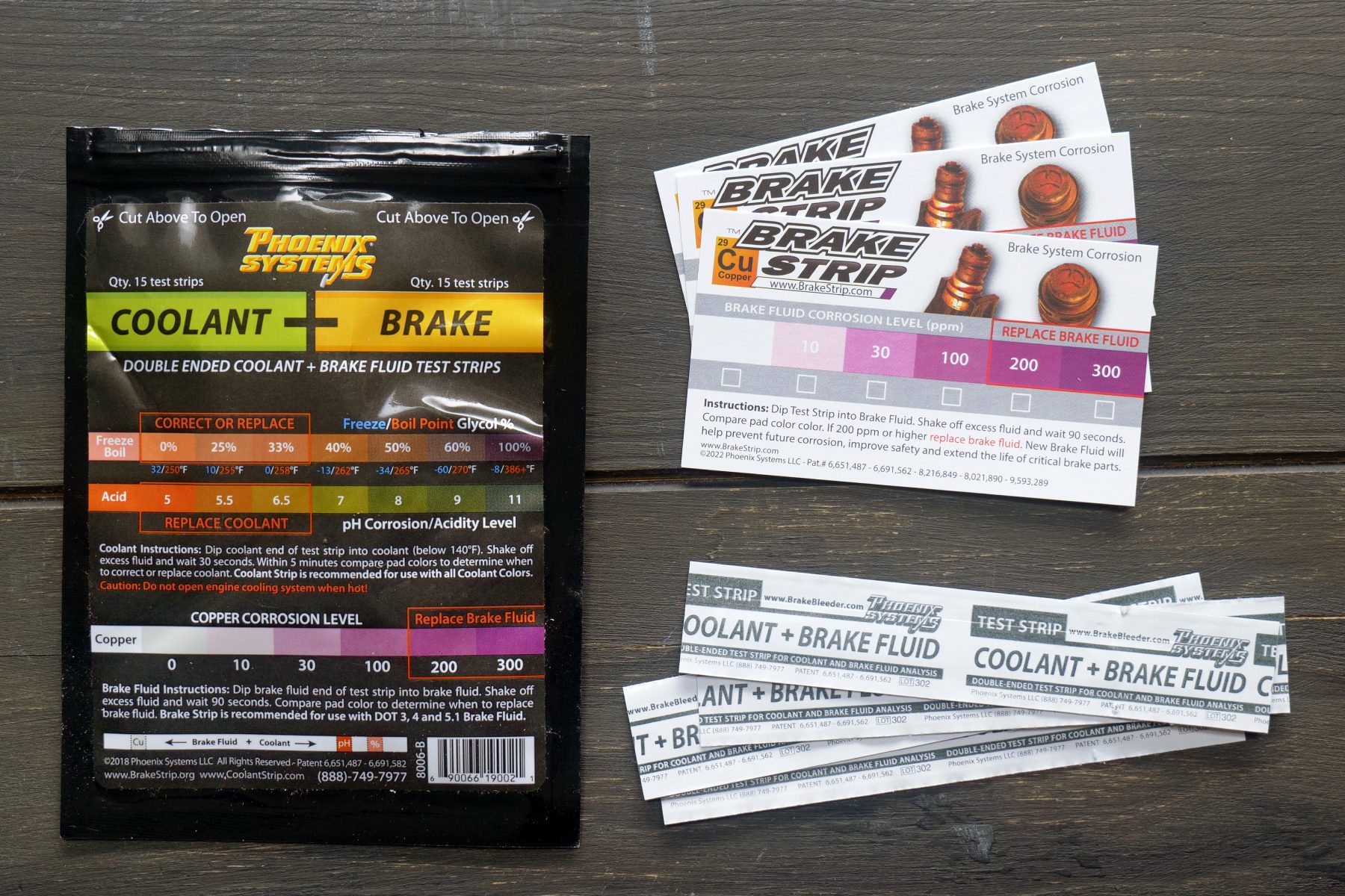 Brake Fluid Strip Test