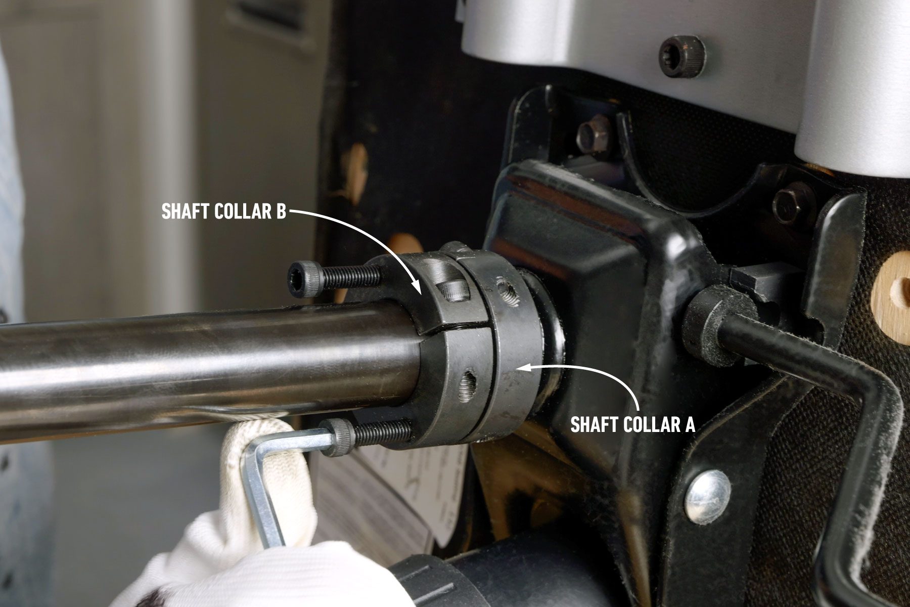 Thread In Longer Screws, Separate Seat From Base