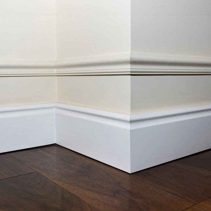 Floor Trim Moulding In The Corner