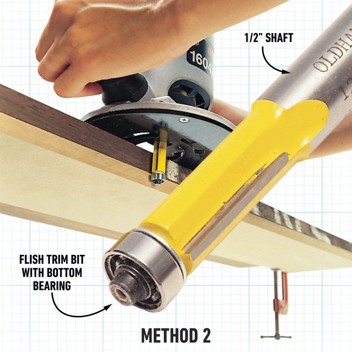 Making edge joints with a wood router