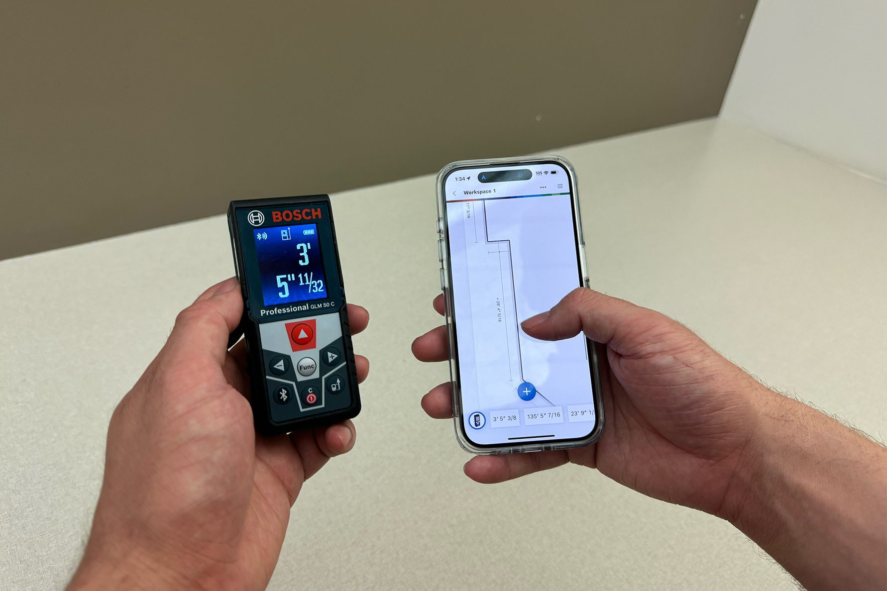 8 Best Laser Tape Measures, Tested And Reviewed Phone Application Bosch Blaze