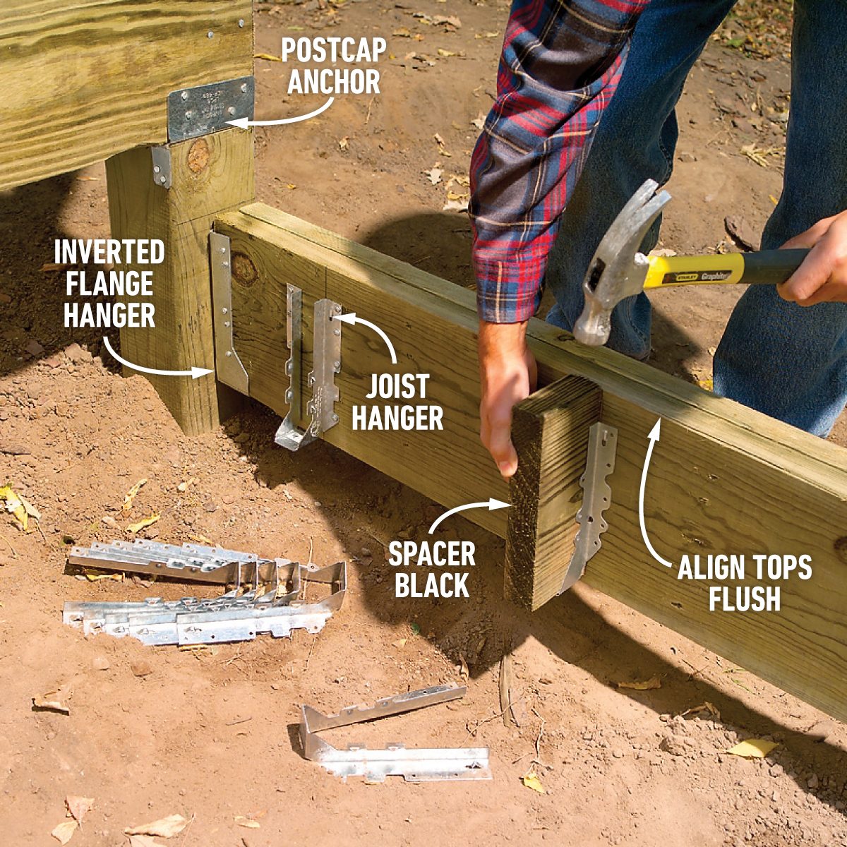 Frame the lower deck