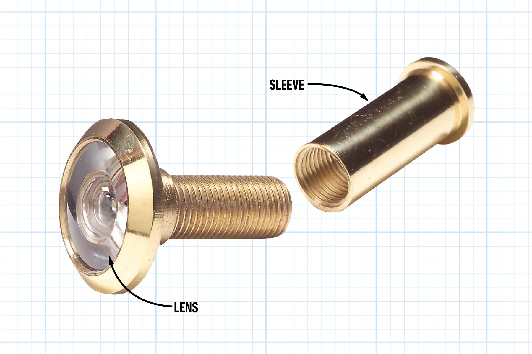 How To Install A Peephole In A Door
