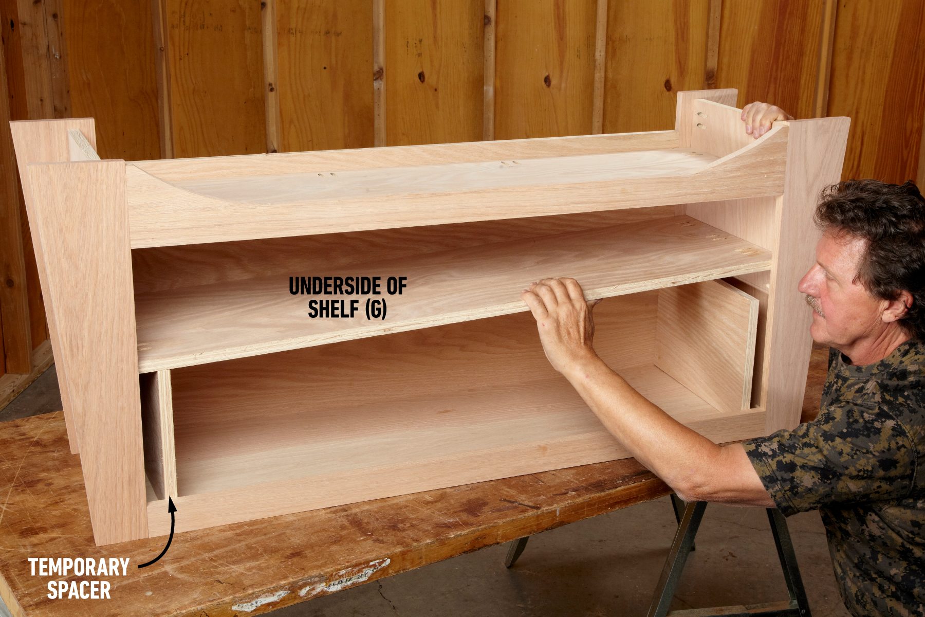 Install The Shelf And Dividers