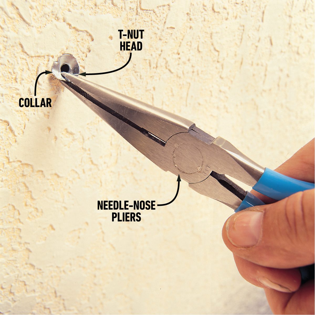 How To Remove A Hollow Wall Anchor In 2 Minutes Or Less Snap off the collar