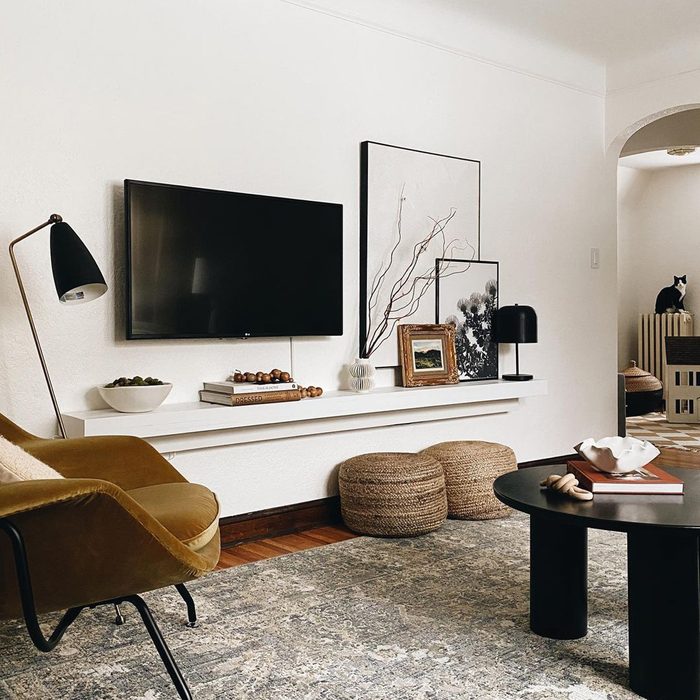 Floating Media Shelf