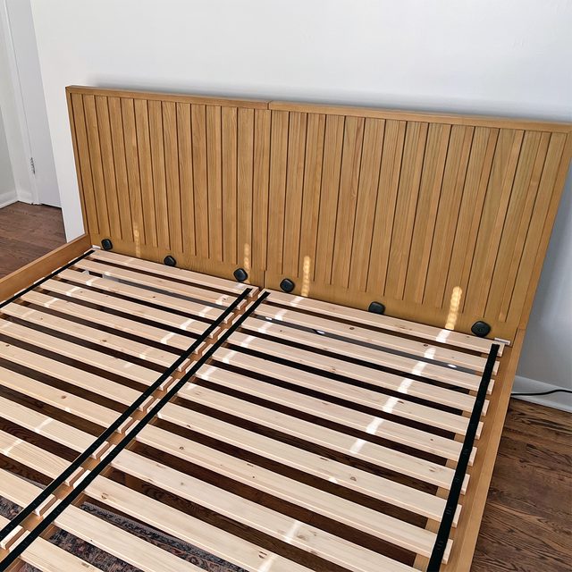 Burrow bed frame top shot