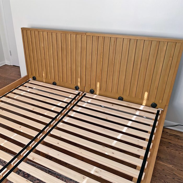 Burrow bed frame top shot