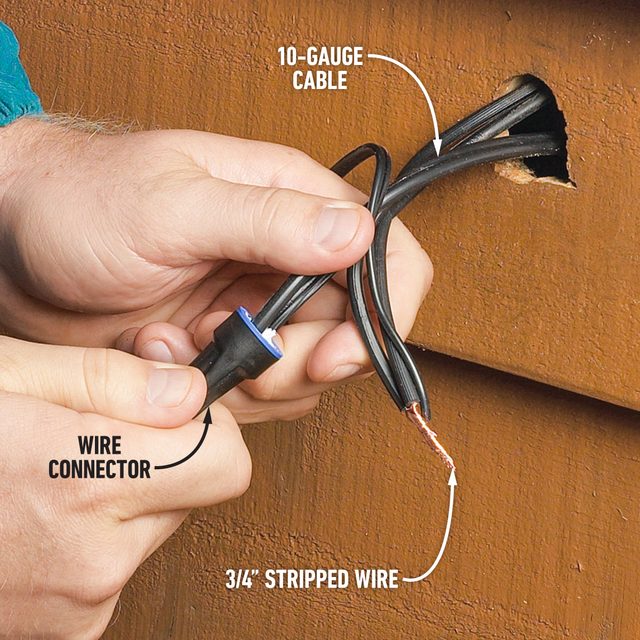 How To Install Low Voltage Deck Lighting Wire the fixture