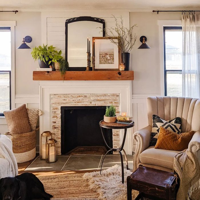 Reclaimed Wood Mantel