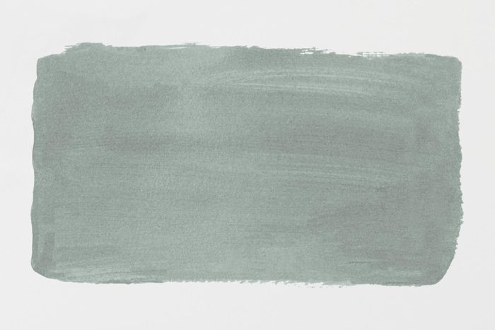 The 2025 Colors Of The Year And How To Use Them Quietude paint swatch on plain wall