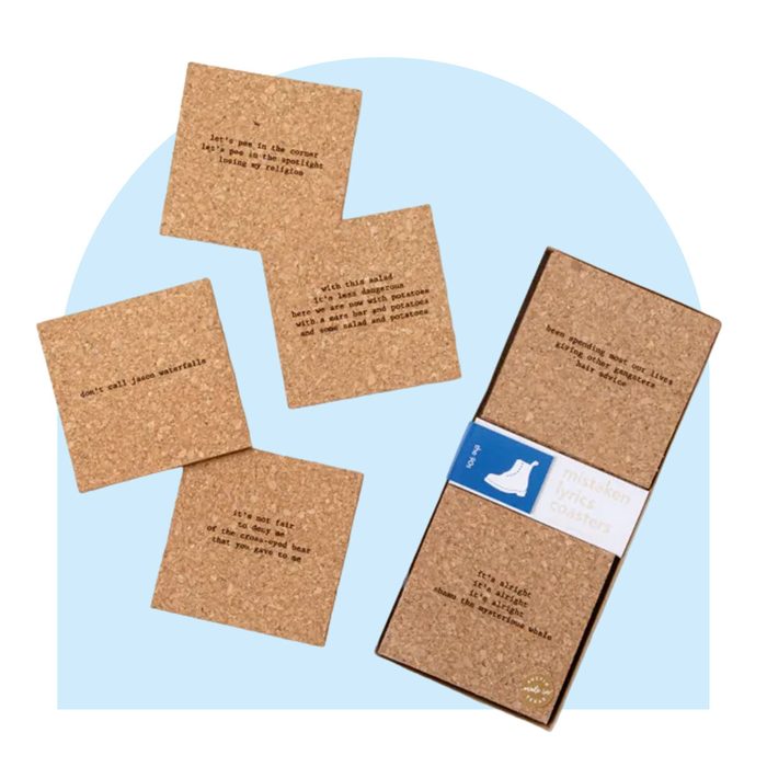 Mistaken Lyrics Coasters