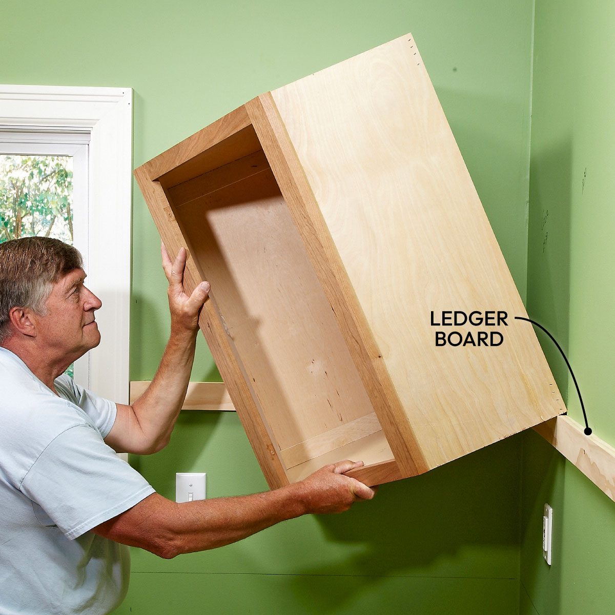 Start With The Upper Cabinets