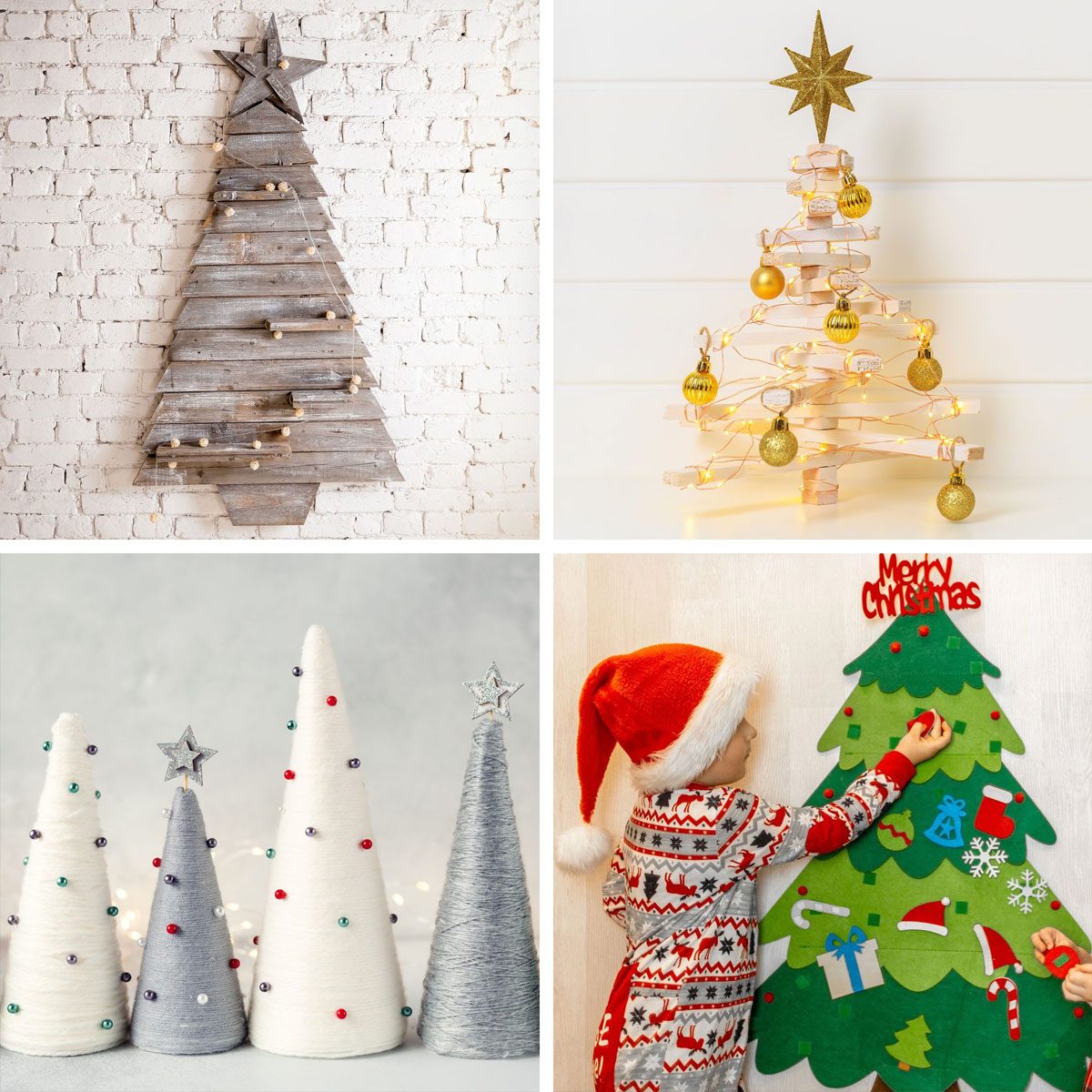 20 Alternative DIY Christmas Tree Ideas for Small Spaces