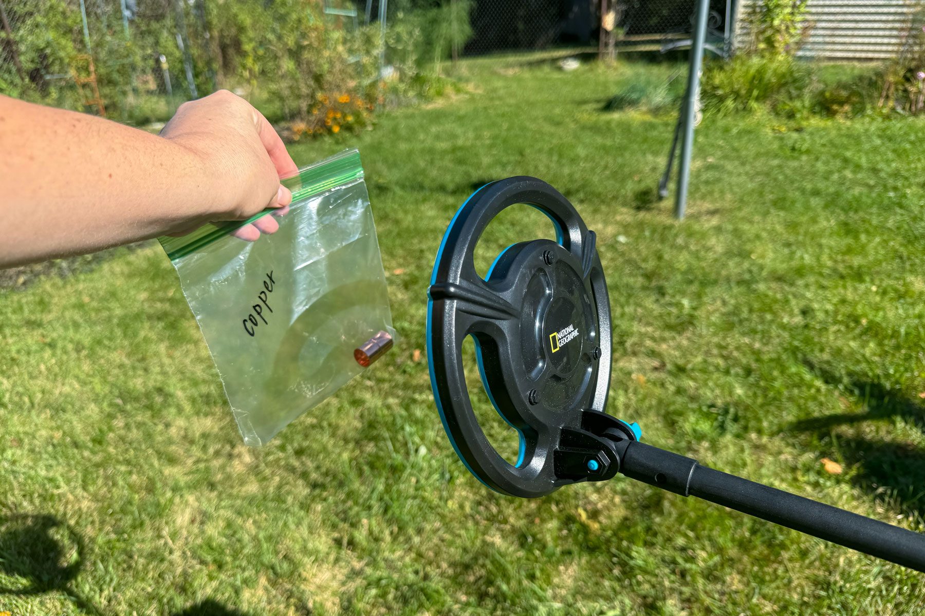 national geographic metal detector air test