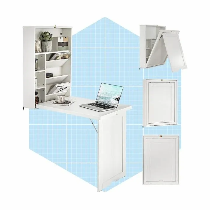 Tangkula Wall Mounted Desk Ecomm Amazon