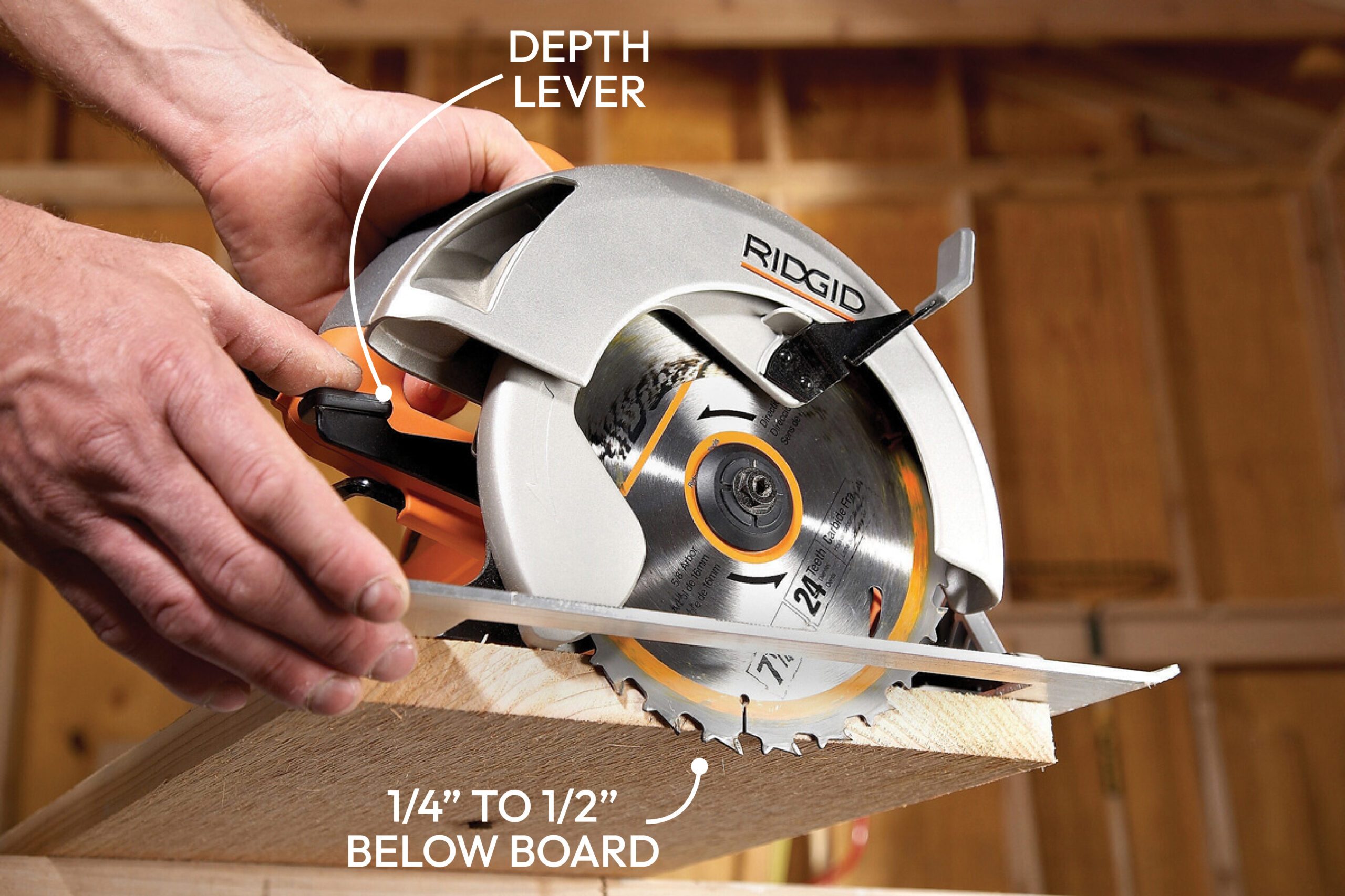 Set the Blade Depth Before Cutting 