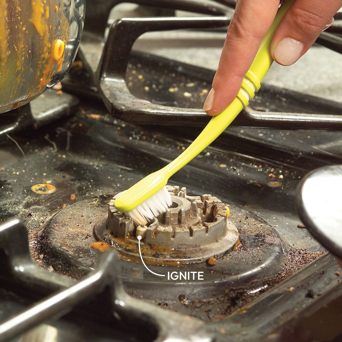 Clean Up Stove Spills