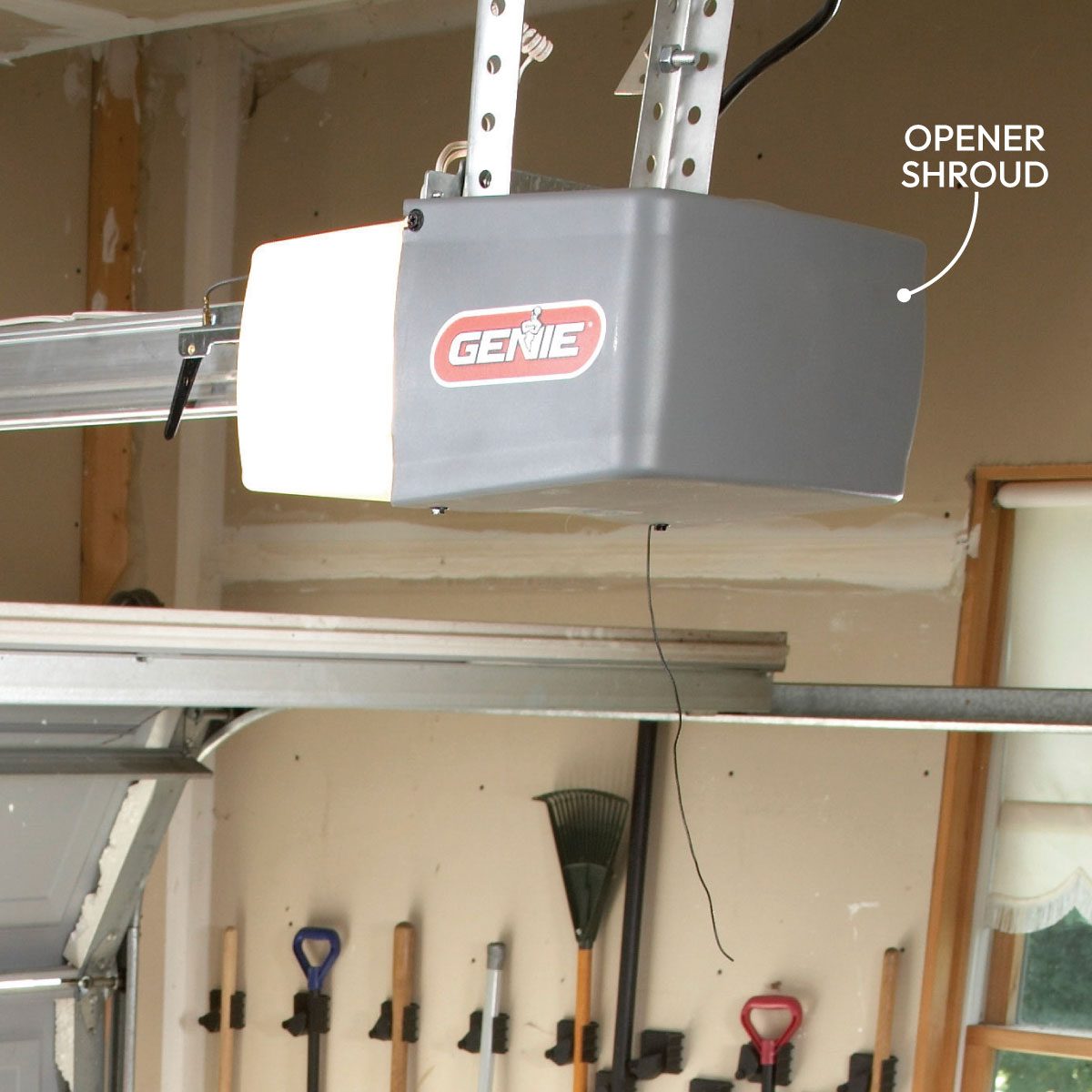 Garage Door Opener Shroud