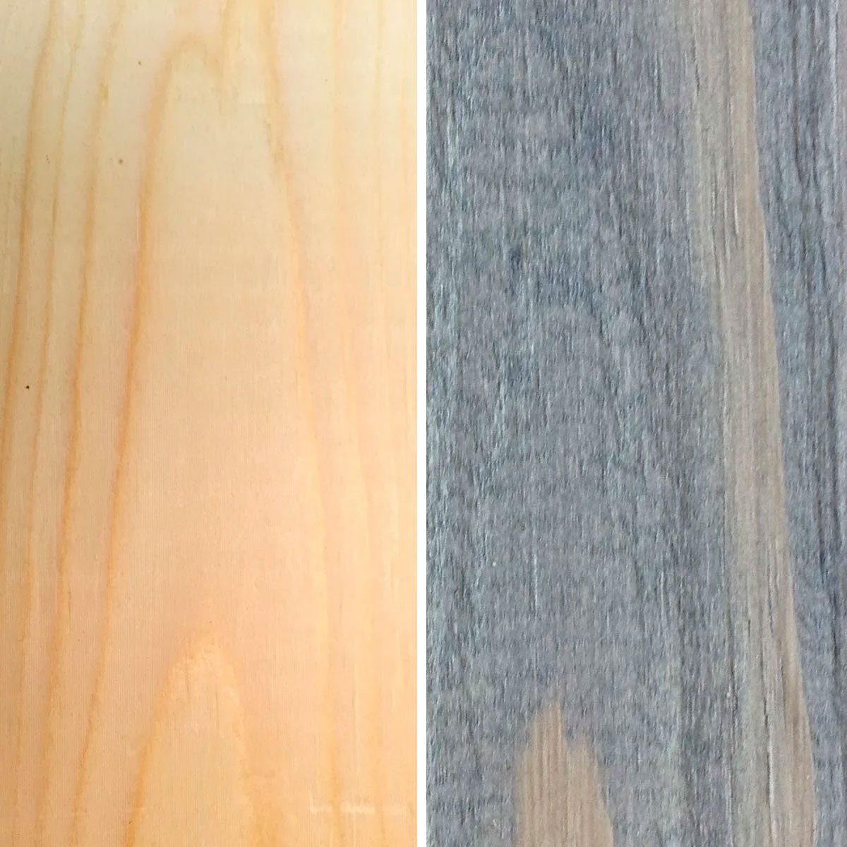 Before And After Pine And Arborcoat