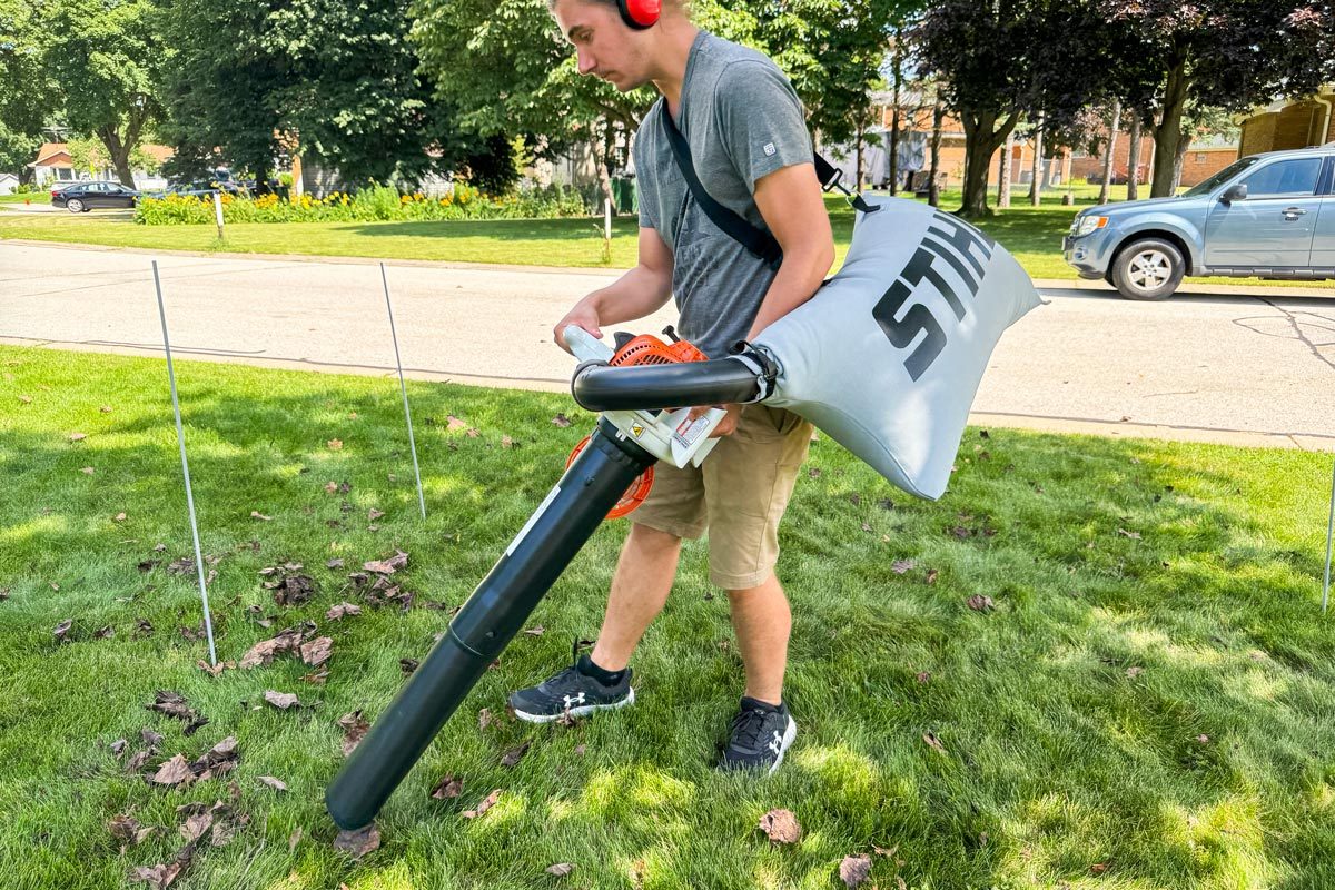 Stihl Sh 56 C E 159 Mph Gas Handheld Blower Vacuum Mulcher