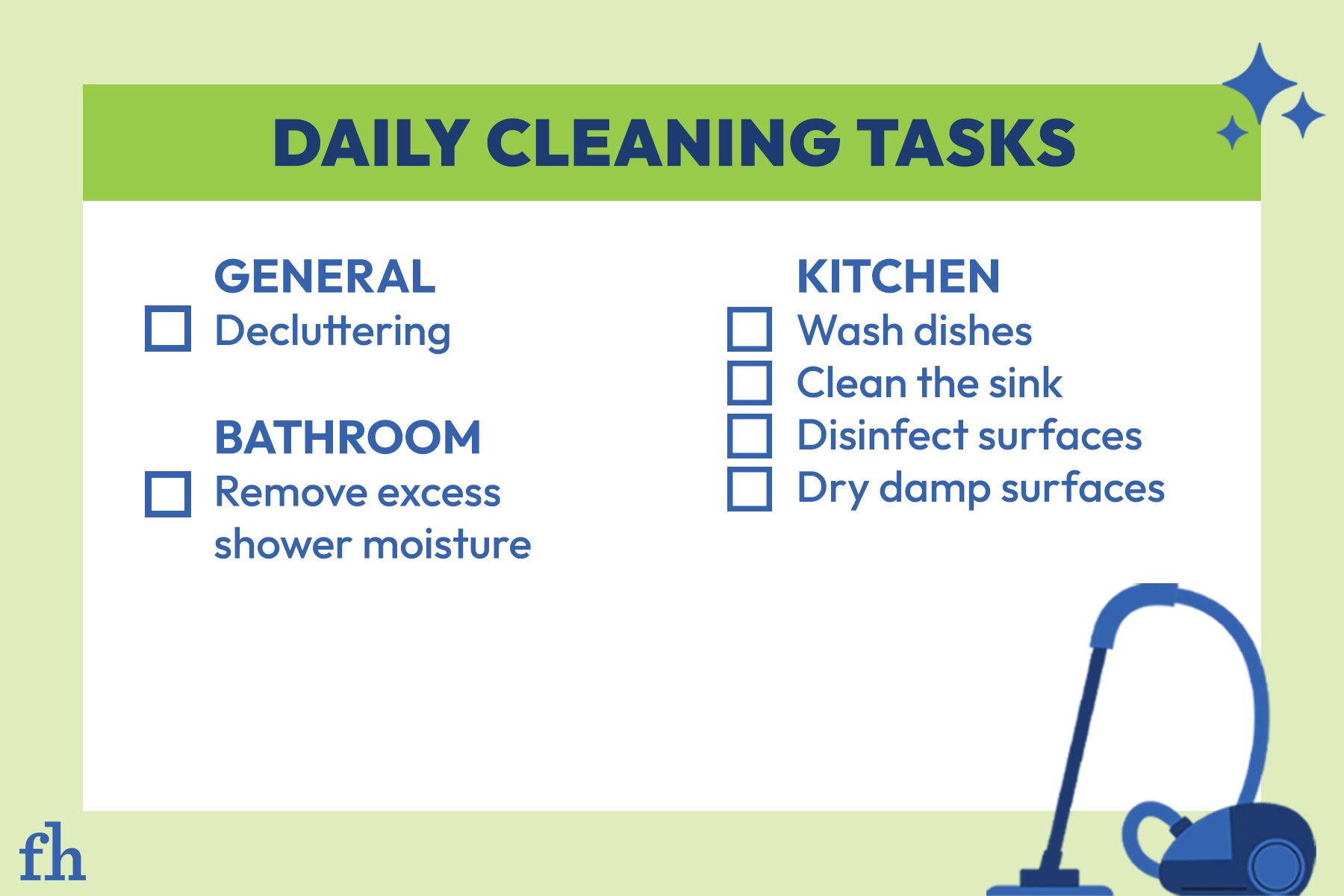Daily Cleaning Tasks