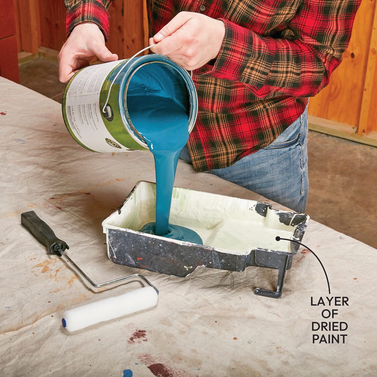 Painting Hacks From Expert Field Editors No-Maintenance Paint Tray
