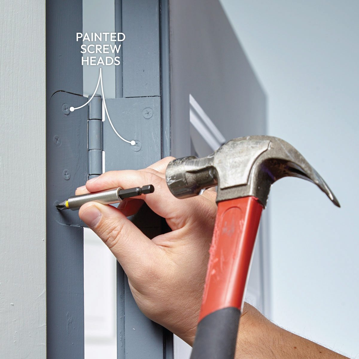 13 Incredibly Handy Hammer Hacks Give Paint-Clogged Screw Heads a Tap