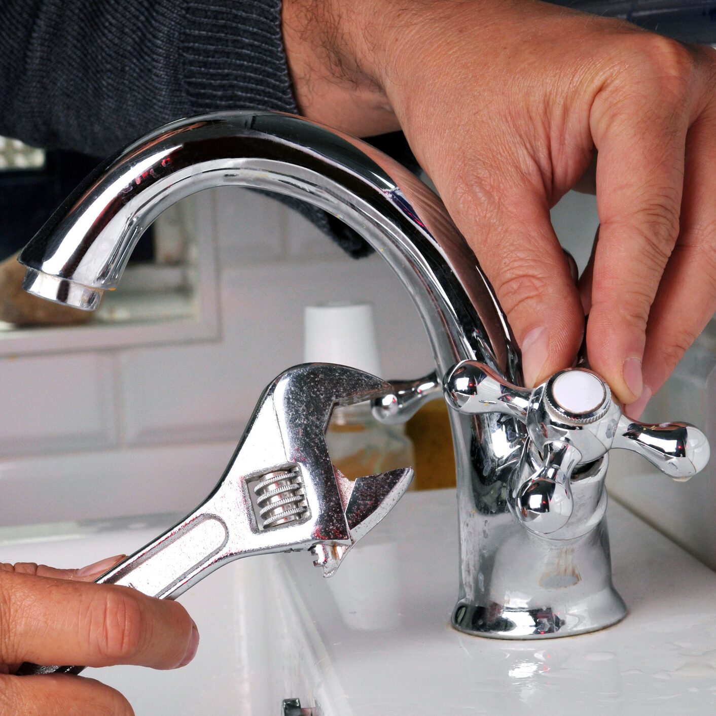 Repairing a faucet