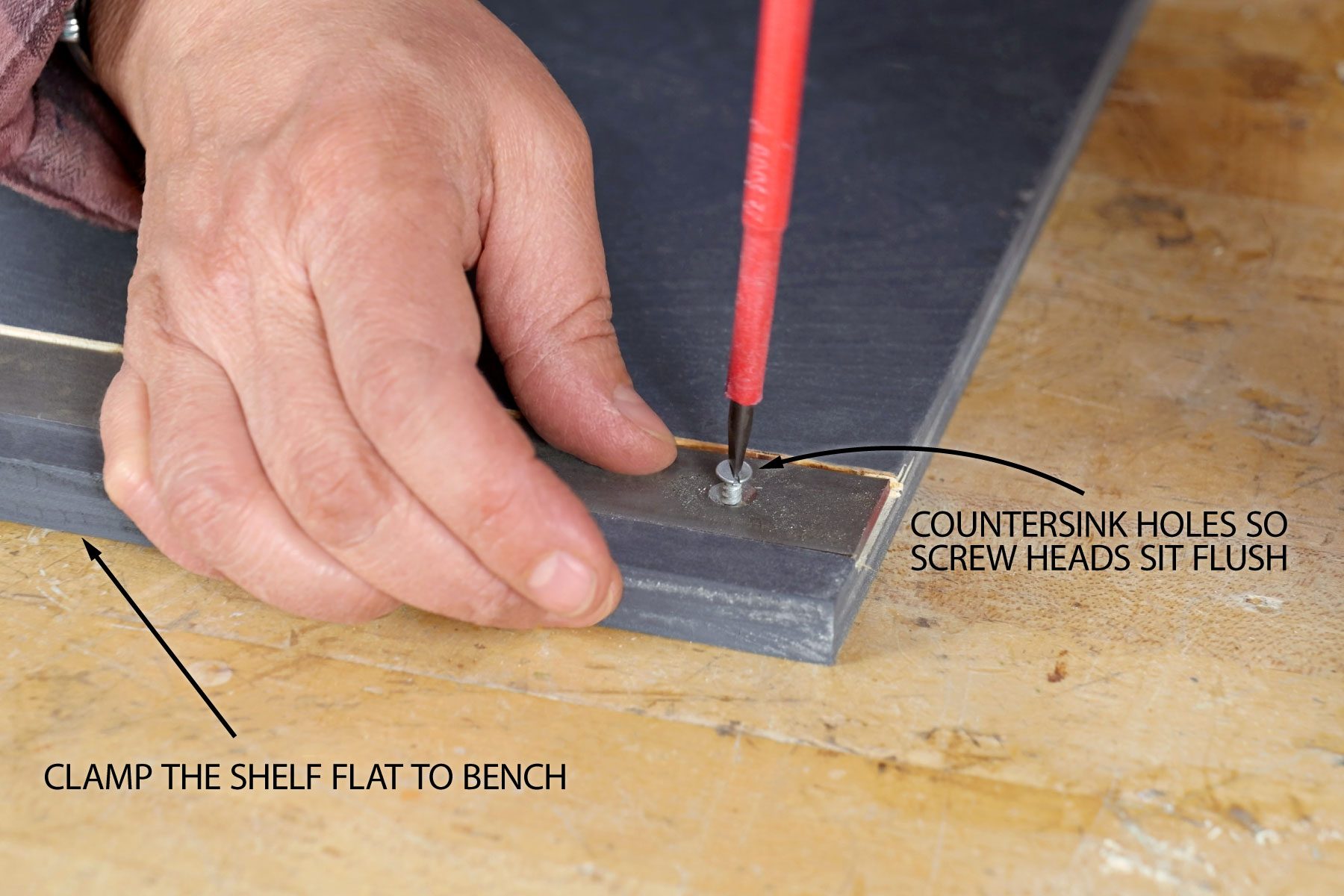 Secure Metal With Screws