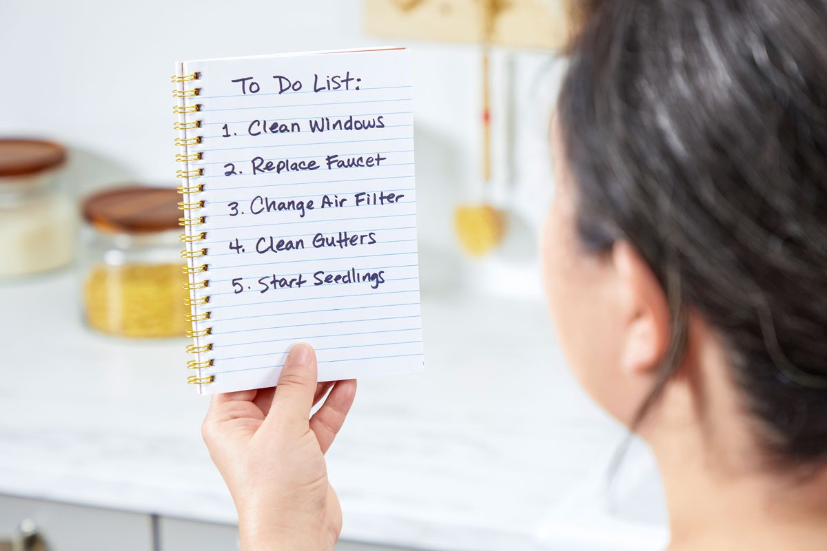 Monthly Home Maintenance Calendar