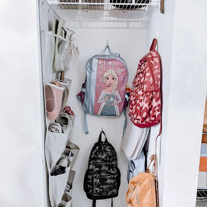Backpack Closet Courtesy @clearspacebyshiffy Instagram