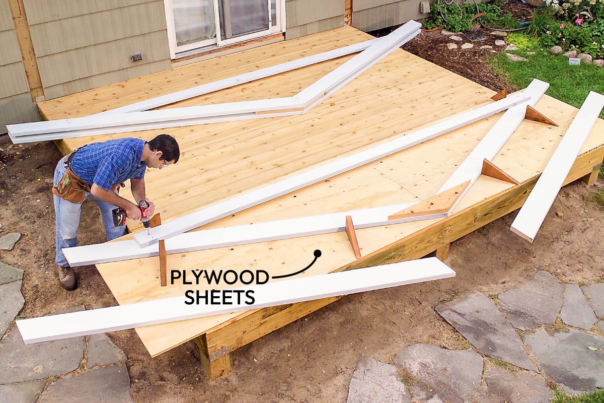 Construct A Jig To Assemble The Roof Trusses