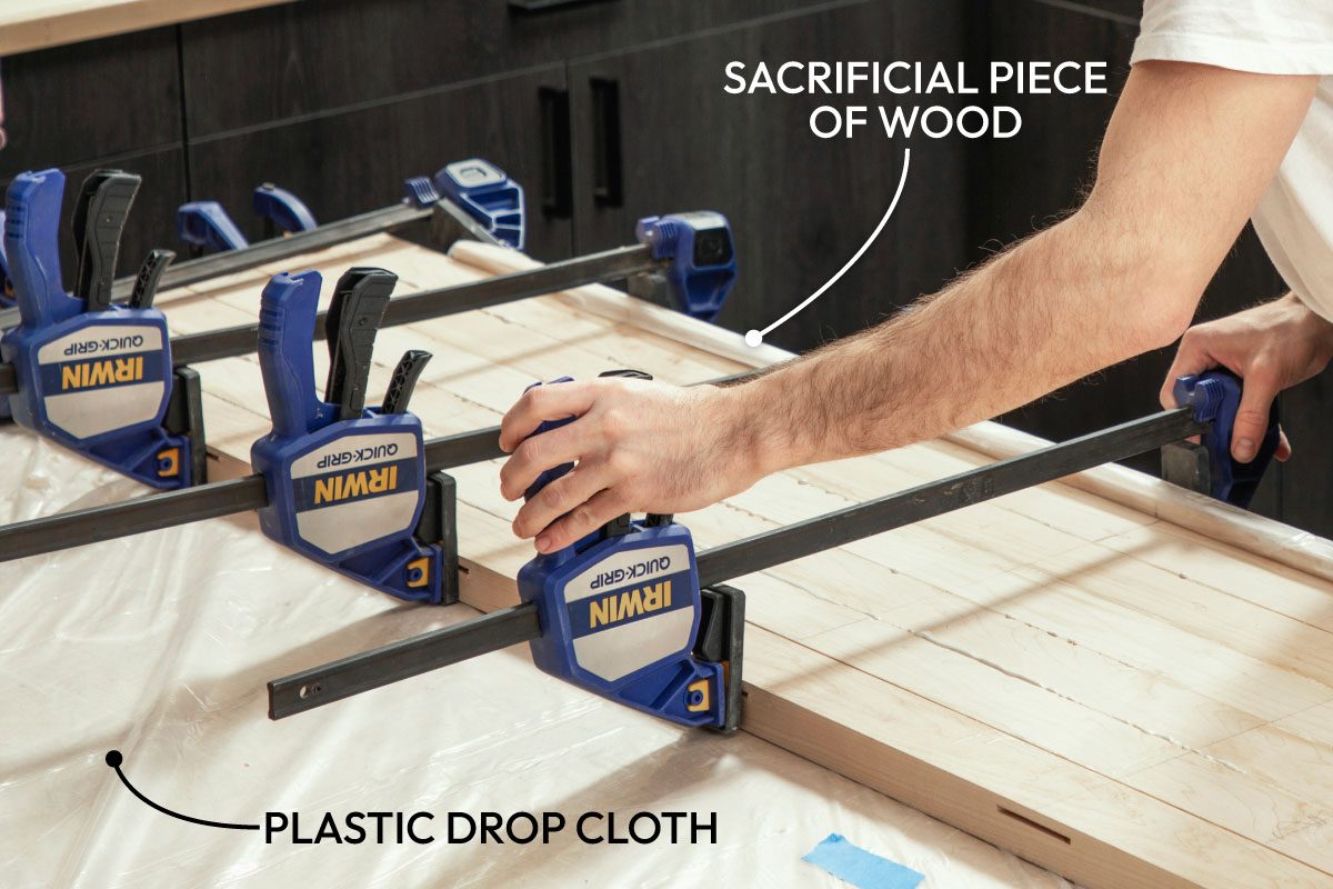 Glue Together The Panel In Pieces