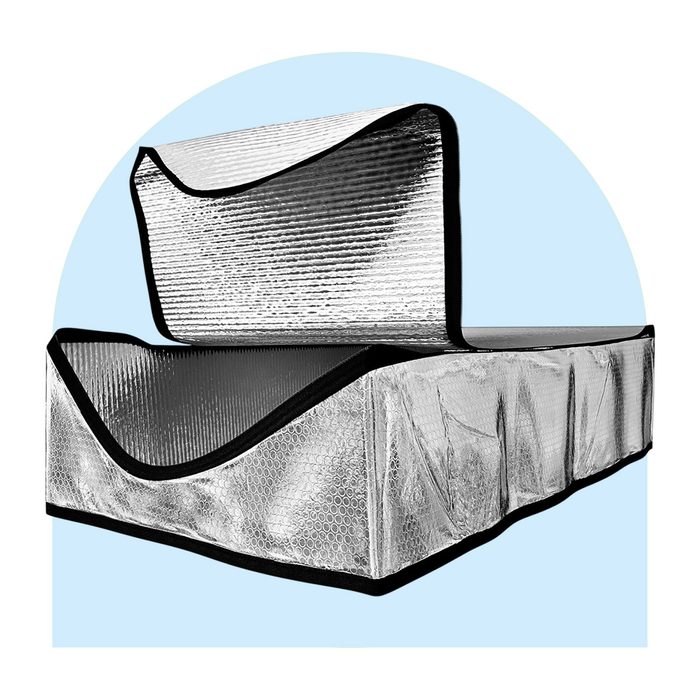 Heavy Duty Zippered Attic Door Insulation Cover Via Amazon.com