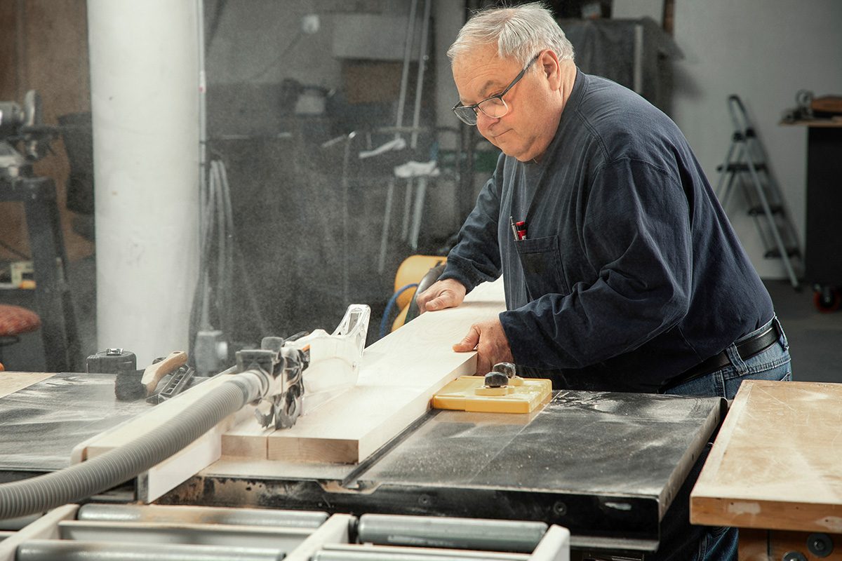 How To Build A Diy Butcher Block Countertop From Scratch Fhm25 Kitchen Island Build Dr 03 25 01b