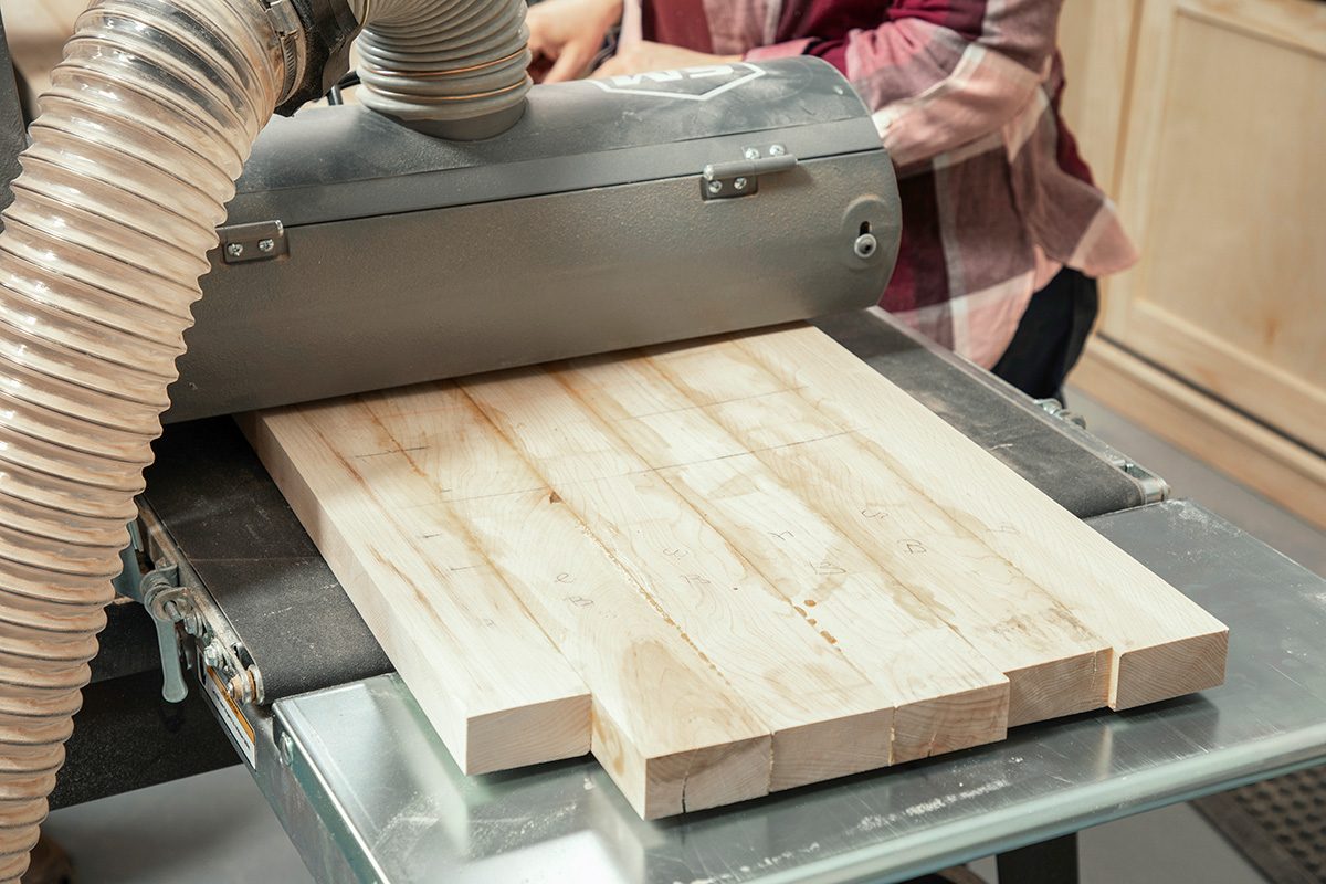 How To Build A Diy Butcher Block Countertop From Scratch Fhm25 Kitchen Island Build Dr 03 25 15b