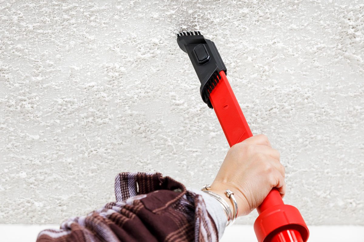 Clean A Popcorn Ceiling